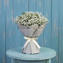 Букет цветов из:  Гипсофила в Рождествено