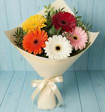 Букет цветов из:  Герберы в Рождествено