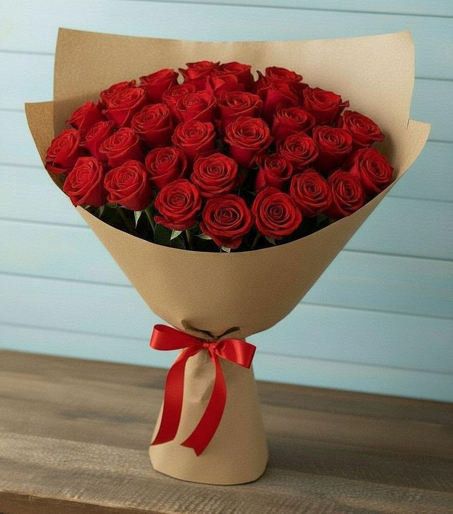 Букет Красные розы Милано в Рождествено