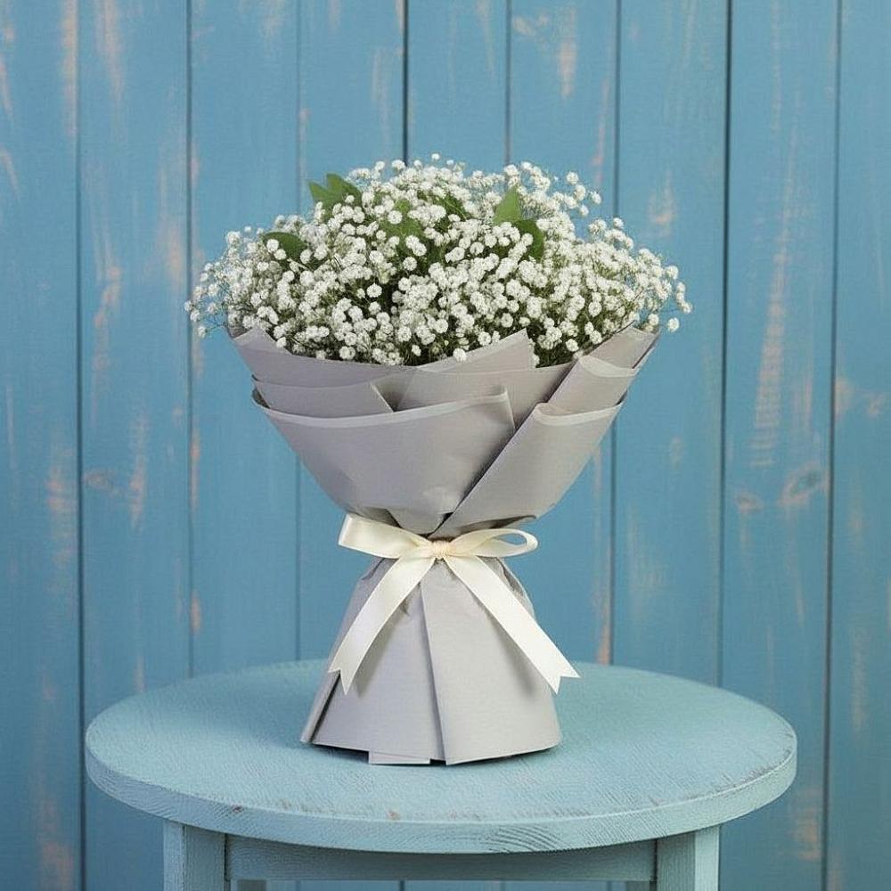 Букет цветов из: Гипсофила в Рождествено