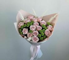 Букет цветов из:  Розы и Хризантемы #REPLACE_PRED# Рождествено