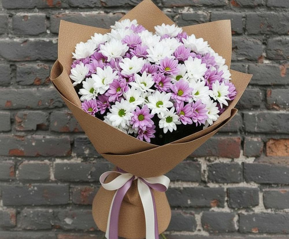 Букет цветов из: Хризантемы в Рождествено