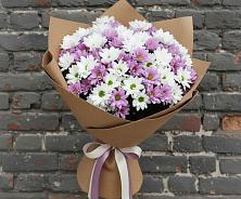 Букет цветов из:  Хризантемы #REPLACE_PRED# Рождествено