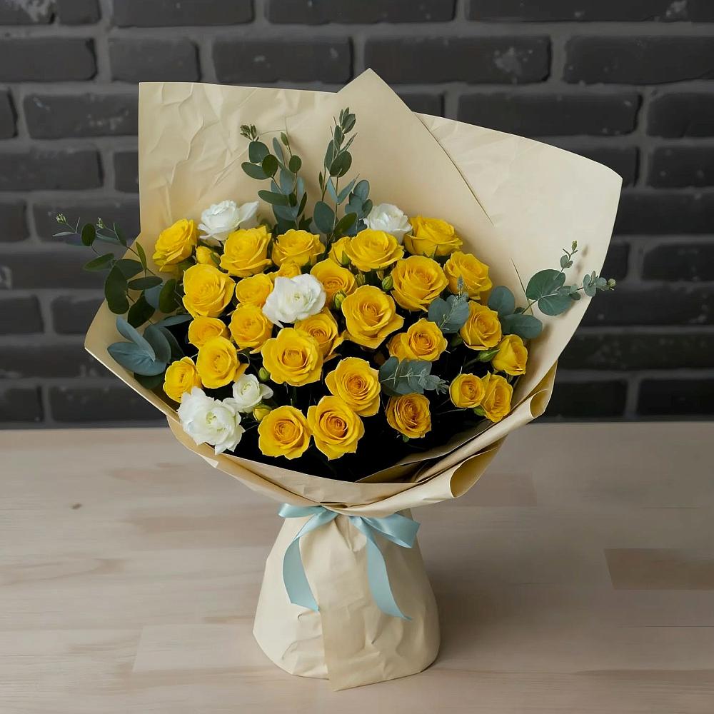 Букет цветов из: Розы в Рождествено