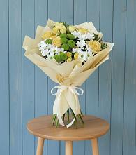 Букет цветов из:  Хризантемы и Розы в Рождествено