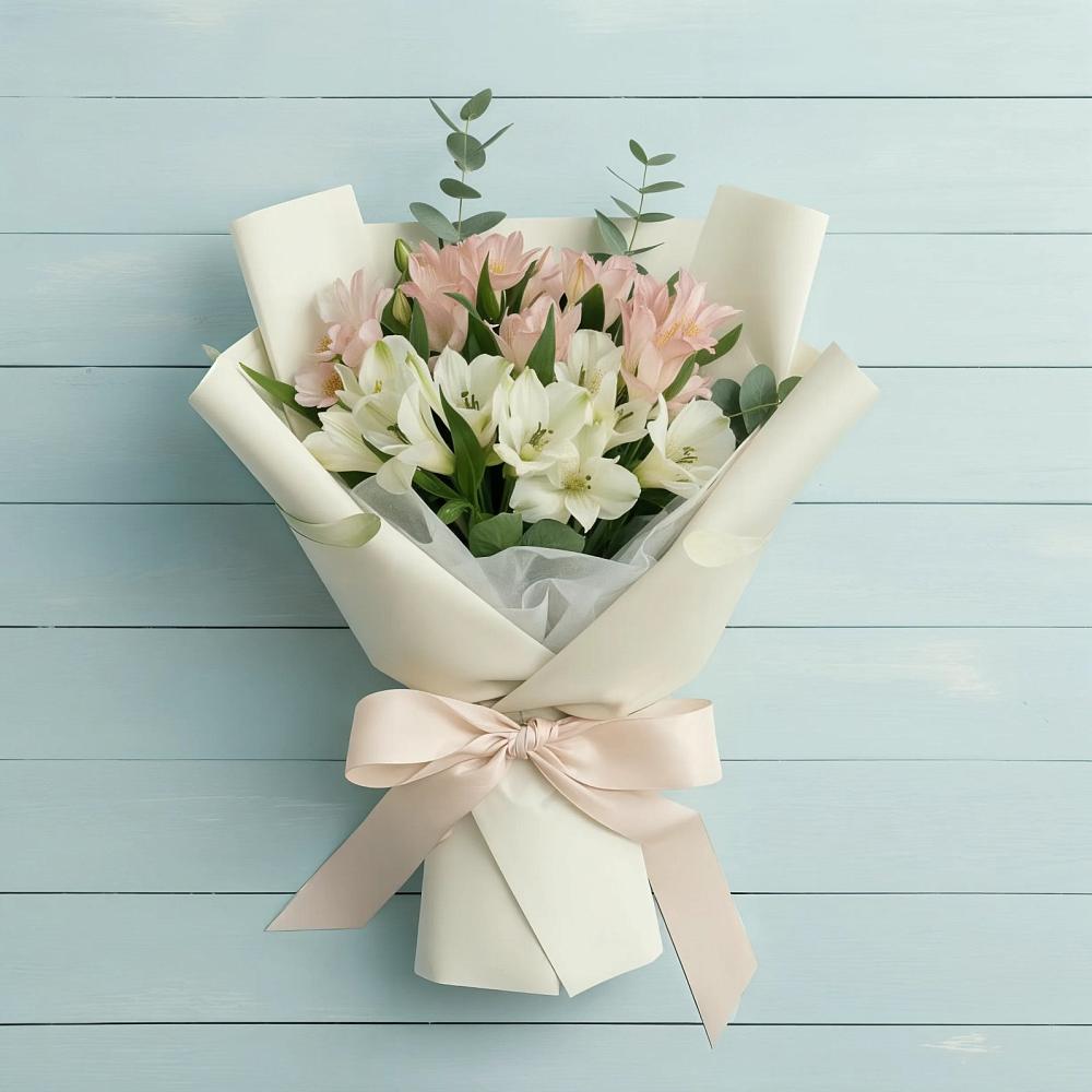 Букет цветов из: Альстромерии в Рождествено