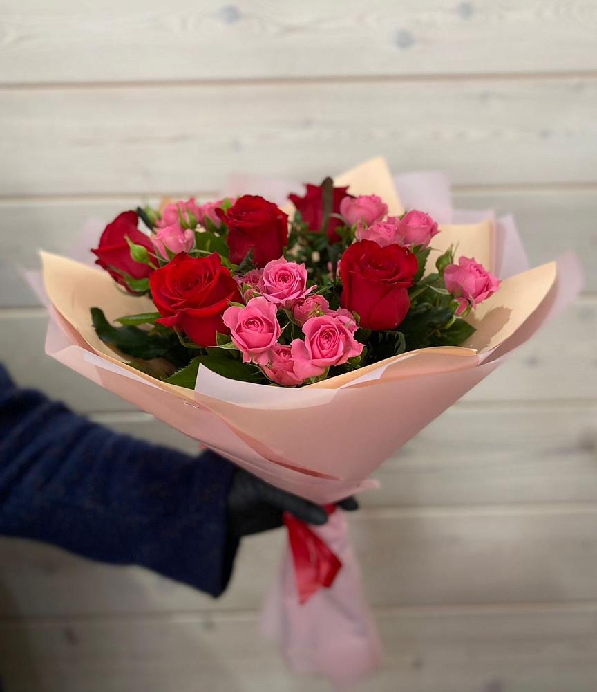 Букет цветов из: Розы в Рождествено