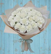 Букет цветов из:  Гвоздики #REPLACE_PRED# Рождествено