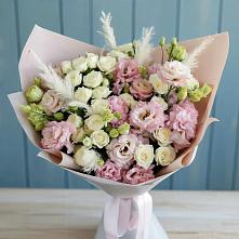Букет цветов из:  Альстромерии и Розы в Рождествено